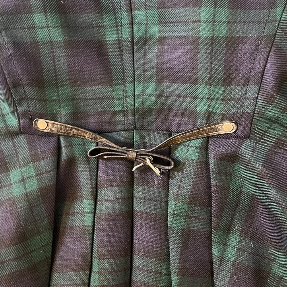 Dsquared2 Made in Italy Tartan Check Plaid Blazer Sport Coat Green navy size 40 - Picture 7 of 12